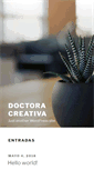 Mobile Screenshot of doctoracreativa.com